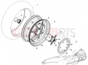 Rear wheel - Motoguzzi V100 Mandello S E5+ (EU) 2025