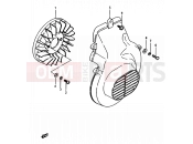 SUZUKI CP50CHF M (1991) 9 - COOLING FAN