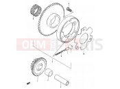 SUZUKI CS125 D (1983) 6 - STARTER CLUTCH