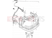 SUZUKI CS125 D (1983) 32 - REAR COMBINATION LAMP (E15, E18, E21, E22, E25, E26)