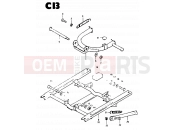 SUZUKI CS50 / CS50D / CS50G D (1983) 28 - STAND - FOOTREST