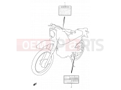 38 - LABEL - Suzuki DF125E Y (2000)