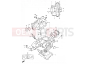 SUZUKI DF200E T (1996) 1 - CYLINDER HEAD