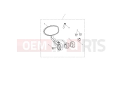 TRIUMPH SPEED TRIPLE S 735438 > Mirror, Bar End, Clear