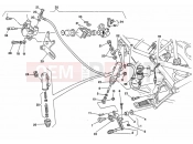DUCATI 1995 Superbike 888 REAR BRAKE SYSTEM » BRAKING SYSTEM