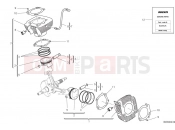 DUCATI Scrambler Icon Cylinders & pistons
