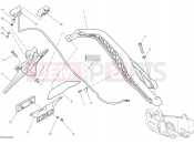 DUCATI Scrambler Icon Dark License plate holder