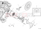 DUCATI 2025 Diavel V4 Front sprocket & chain