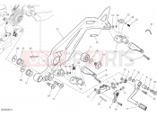 DUCATI 2025 Monster Senna Left footrests