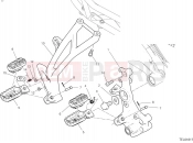 DUCATI Multistrada V2 Right footrests