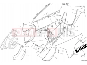 DUCATI Multistrada V4 Frame cover, left