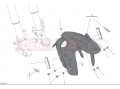 DUCATI 2025 Multistrada V4 Rally Front mudguard (carbon)