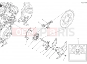 DUCATI Multistrada V4 S Front sprocket & chain