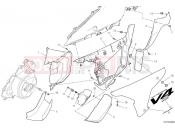 DUCATI Multistrada V4 S Frame cover, left side