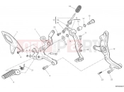 Right footrest - Ducati Streetfighter V2 2025