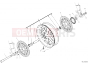 DUCATI  Diavel 1260 FRONT WHEEL