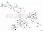 DUCATI  Diavel 1260 FOOTRESTS, RIGHT