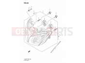 30 - HEADLAMP (E02/E19/P37) - Suzuki DL650A K8 (2008) V-Strom (E02,E19,E24,E37)