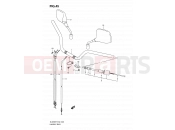 45 - HANDLEBAR (MODEL K7/K8) - Suzuki DL650A K8 (2008) V-Strom (E02,E19,E24,E37)