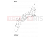 47 - REAR FENDER - Suzuki DL650A K8 (2008) V-Strom (E02,E19,E24,E37)