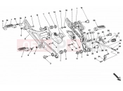 DUCATI 1994 Monster 900 FOOTREST » FRAME