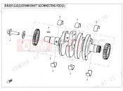 CFMOTO 2023 MOTORCYCLE 450 SR S (CF400-9F [EU5] ) CRANKSHAFT @^CONNECTING ROD(2) - E04-2