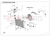 CFMOTO 2025 MOTORCYCLE 450 SR S (CF400-9F [EU5] ) COOLING SYSTEM - F18