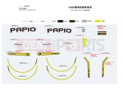 CFMOTO RAPIO NOVA (CF5000D [EU5] ) DECAL(NEBULA WHITE-ABS) - F19-1-E