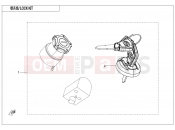 LOCK KIT(WITH GEARSHIFT LOCK) - F01-A - CFMOTO CFORCE 1000 (CF1000AU) 2021