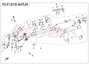 MUFFLER - F02 - CFMOTO CFORCE 450 (CF400ATR-2S [T3a] ) 2019