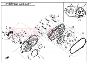 CVT CASE ASSY. - E01-3-V2 - CFMOTO CFORCE 450 (CF400ATR-2S [T3a] ) 2019