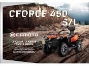 CFMOTO 2021 ATV CFORCE 450 (CF400AU-A) OWNER‘S MANUEL（2020）