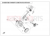 CFMOTO 2021 ATV CFORCE 450 (CF400AU-A) CRANKSHAFT @^ CONNECTING ROD @^ PISTON ASSY. - E04-V3