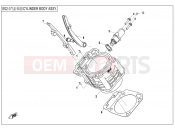 CFMOTO CFORCE 450 (CF400AU-B) CYLINDER ASSY. - E02-3