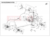 CFMOTO CFORCE 450 (CF400AU-B) BRAKE SYSTEM(LH,ASSEMBLED,SUMITOMO PLUG) - F08-B
