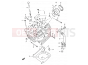 SUZUKI DR-Z250 K1 (2001) (E03,E28,E33) 3 - CYLINDER HEAD