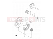 SUZUKI DR-Z250 K1 (2001) (E03,E28,E33) 8 - STARTER CLUTCH