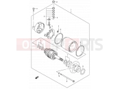 SUZUKI DR-Z250 K1 (2001) (E03,E28,E33) 21 - STARTING MOTOR