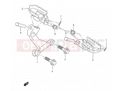 SUZUKI DR-Z250 K1 (2001) (E03,E28,E33) 31 - FOOTREST