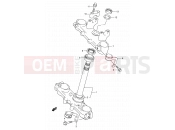 SUZUKI DR-Z250 K1 (2001) (E03,E28,E33) 44 - STEERING STEM (E03/E33)
