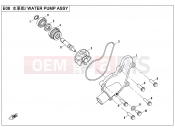 WATER PUMP ASSY - E08 - CFMOTO CFORCE 625 (CF600AU-3LF) 2021