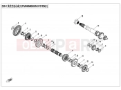 CFMOTO 2021 ATV CFORCE 625 (CF600AU-3S) TRANSMISSION SYSTEM(1) - E06-1