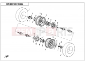 FRONT WHEEL - F07 - CFMOTO CFORCE 800 (CF800ATR-2) 2017