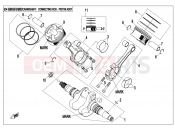 CRANKSHAFT @^ CONNECTING ROD @^ PISTON ASSY - E04 - CFMOTO CFORCE 800 (CF800ATR-2) 2018