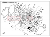 CFMOTO CFORCE 850 (CF800AU-2A) LEFT CRANKCASE ASSY - E01-1-V2