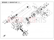 CFMOTO CFORCE 850 (CF800AU-2A) TRANSMISSION SYSTEM(2) - E06-2