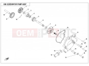 CFMOTO CFORCE 850 (CF800AU-2A) WATER PUMP ASSY. - E08