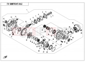 CFMOTO CFORCE 820 (CF800AU-2B) FRONT AXLE - F31