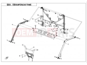 CFMOTO UFORCE 1000 (CF1000UTR-3) BUMPER @^ CAB FRAME - F23-V3