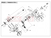 TRANSMISSION SYSTEM(2) - E06-2-V2 - CFMOTO UFORCE 1000 (CF1000UTR-3) 2020